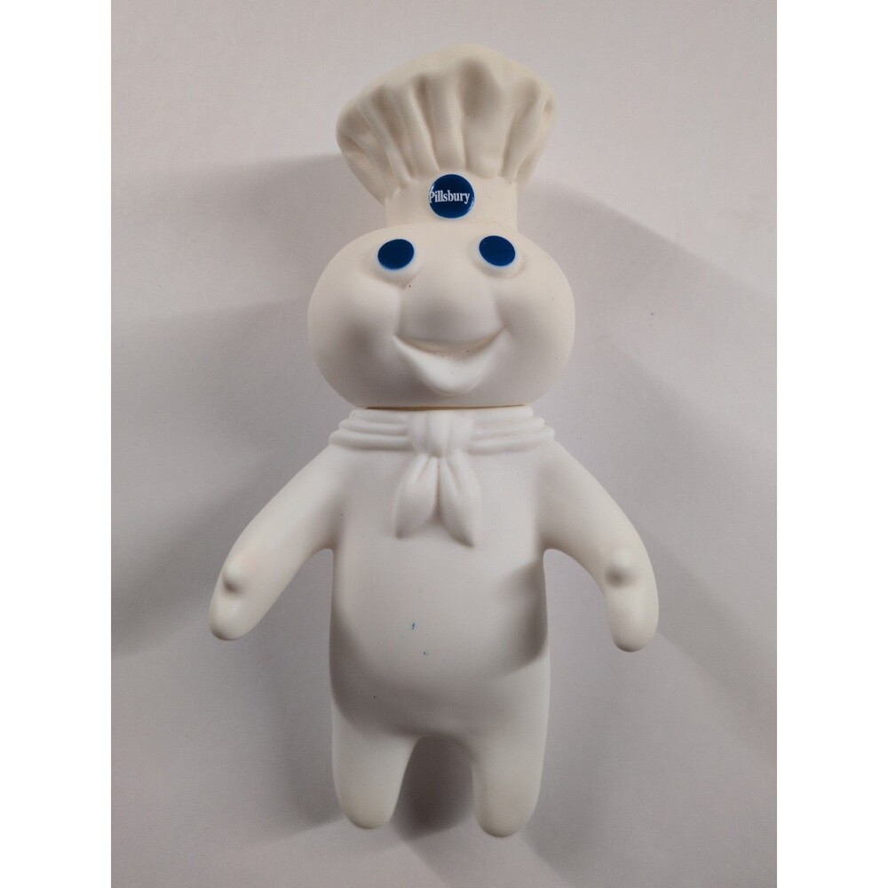 Vintage 1995 Pillsbury Doughboy Poppin' Fresh Swivel Head  7+ Inch Vinyl Doll